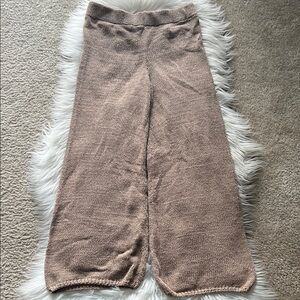 NWT Cozy Knit Wide-Leg Pants